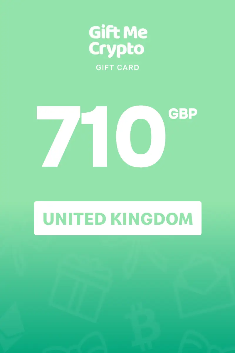 Gift Me Crypto (BTC) 710 GBP Gift Card (United Kingdom) - Digital Key