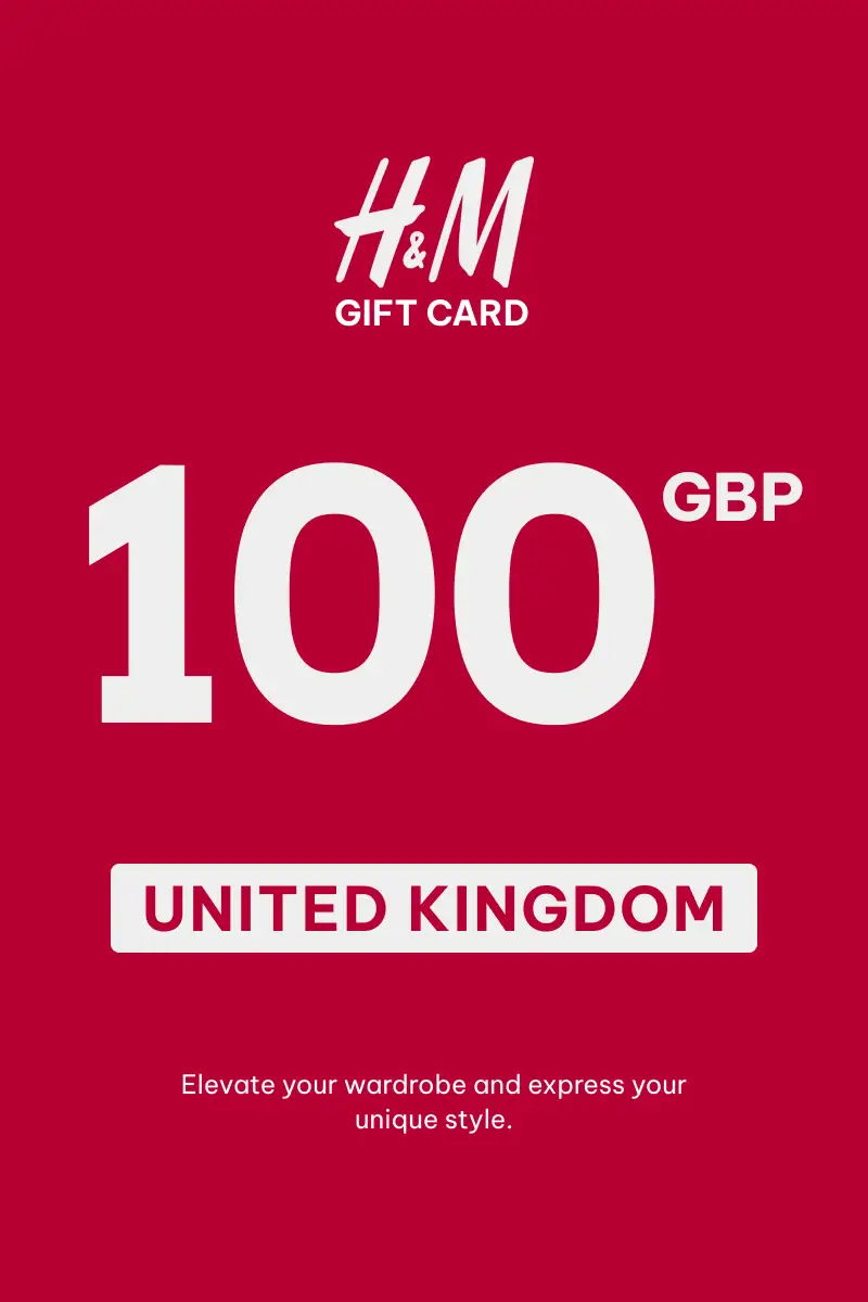 HandM 100 GBP Gift Card (United Kingdom) - Digital Key
