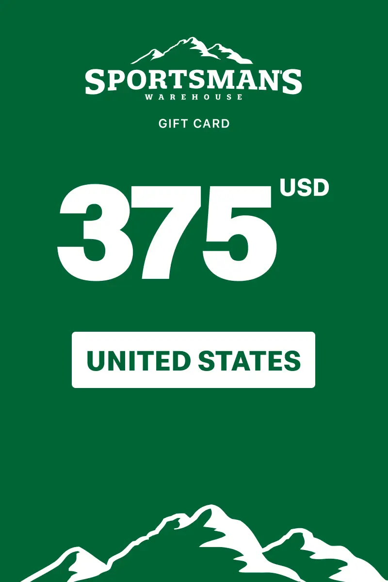 Sportsman's Warehouse 375 USD Gift Card (United States) - Digital Key