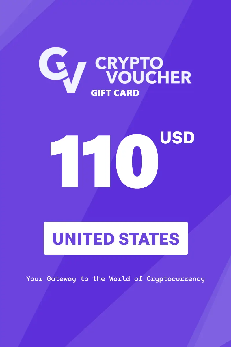 Crypto Voucher 110 USD Gift Card (United States) - Digital Key