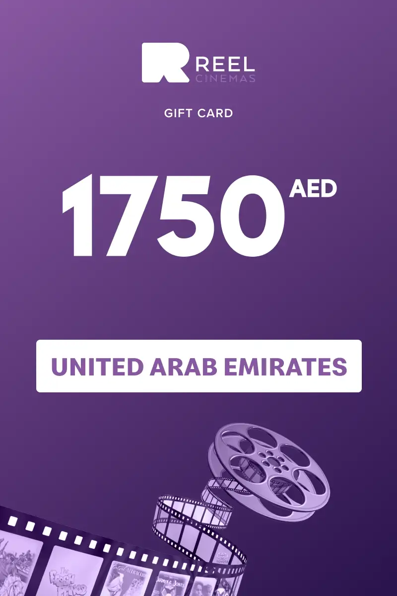 Reel Cinema 1750 AED Gift Card (United Arab Emirates) - Digital Key
