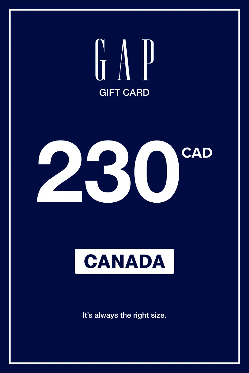 Gap 230 CAD Gift Card (Canada) - Digital Key