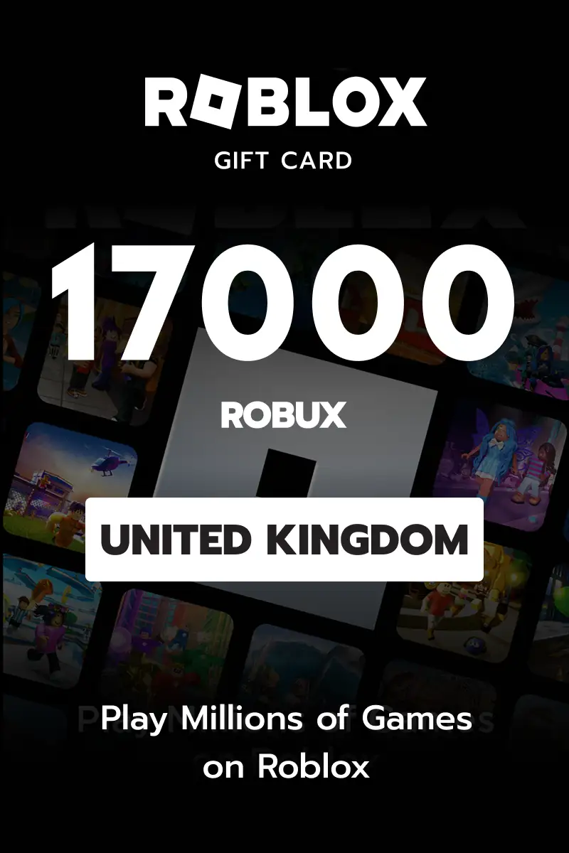 Roblox 17000 Robux (United Kingdom) - Digital Key