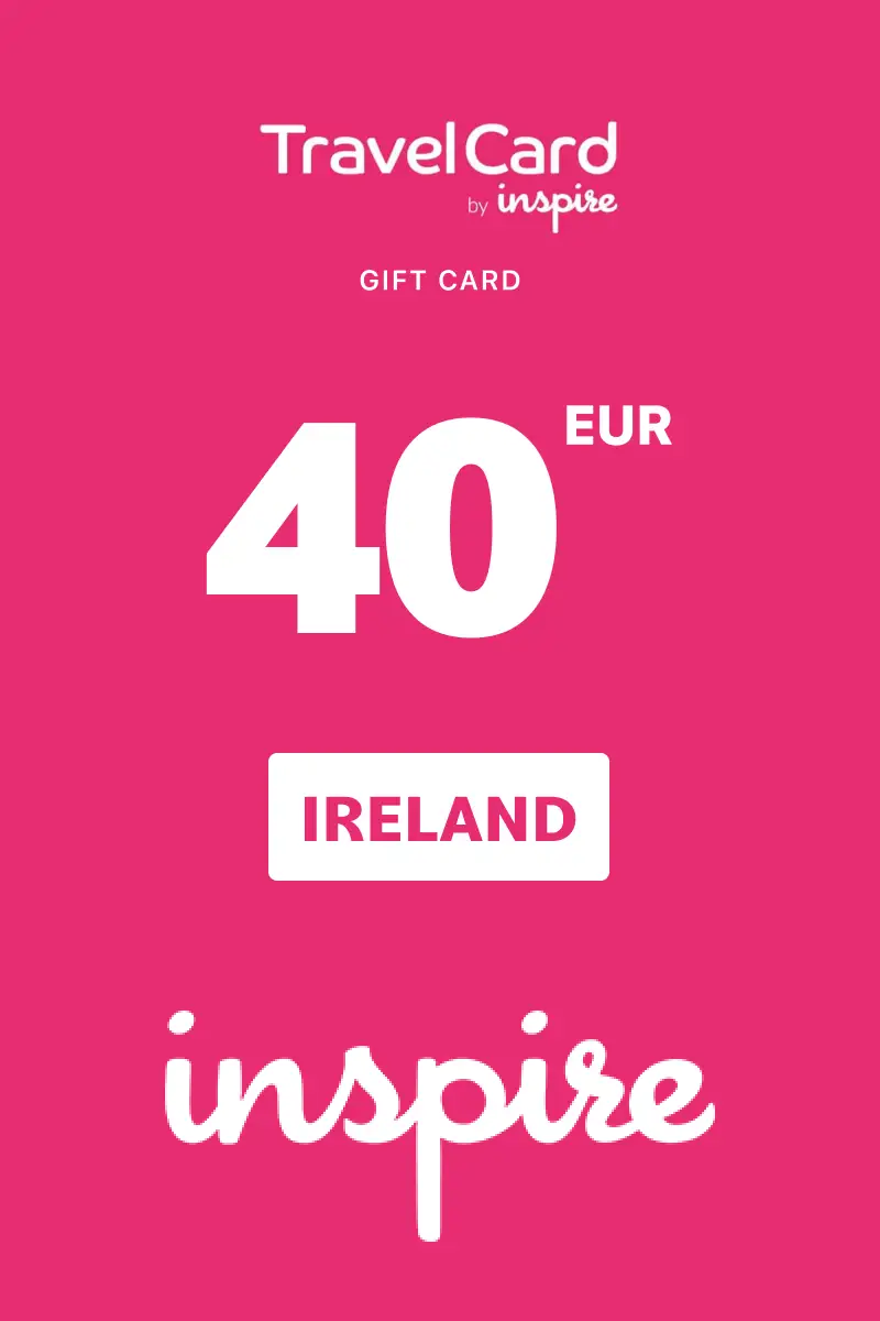 TravelCard by Inspire 40 EUR Gift Card (Ireland) - Digital Key