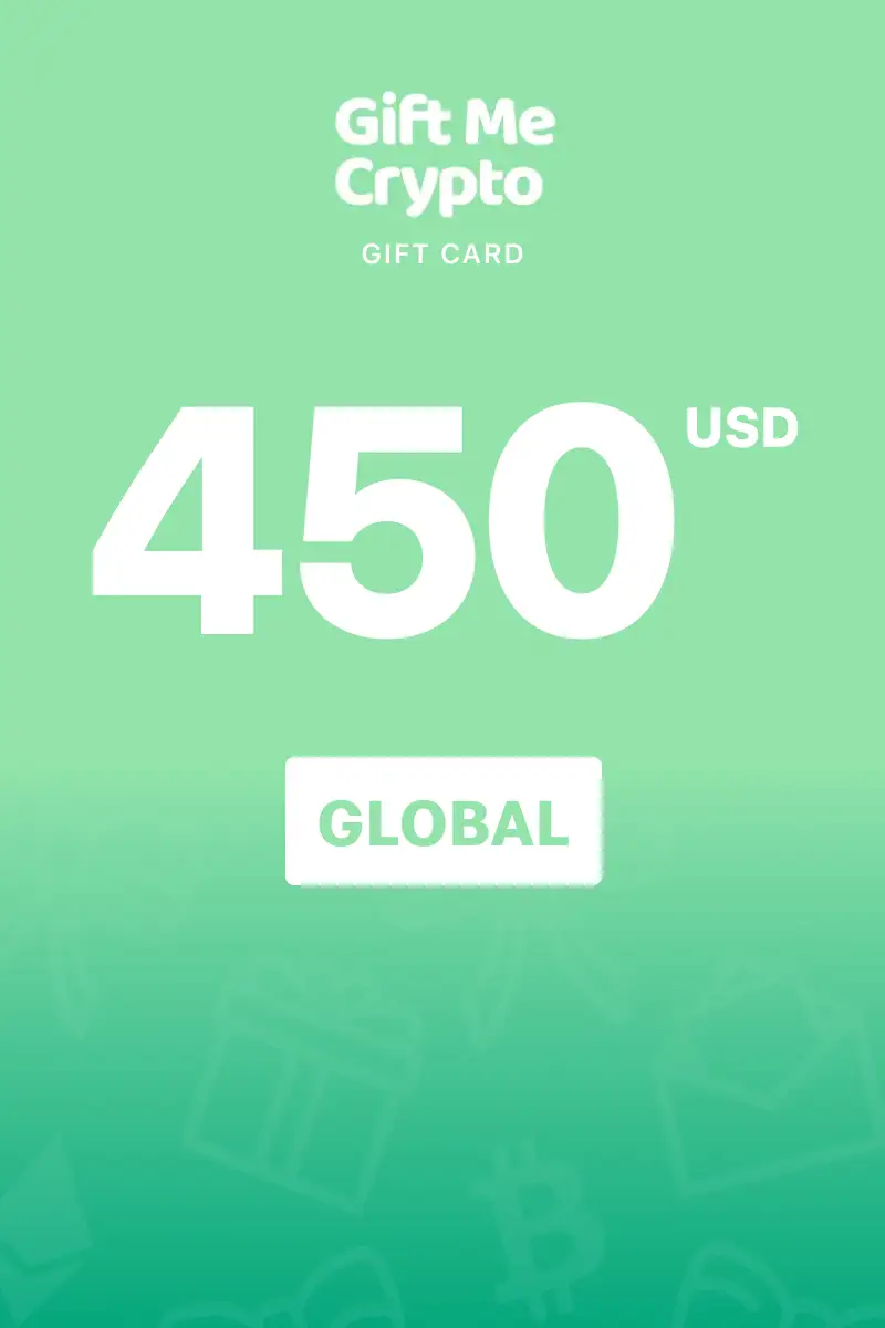 Gift Me Crypto 450 USD Gift Card (Global) - Digital Key