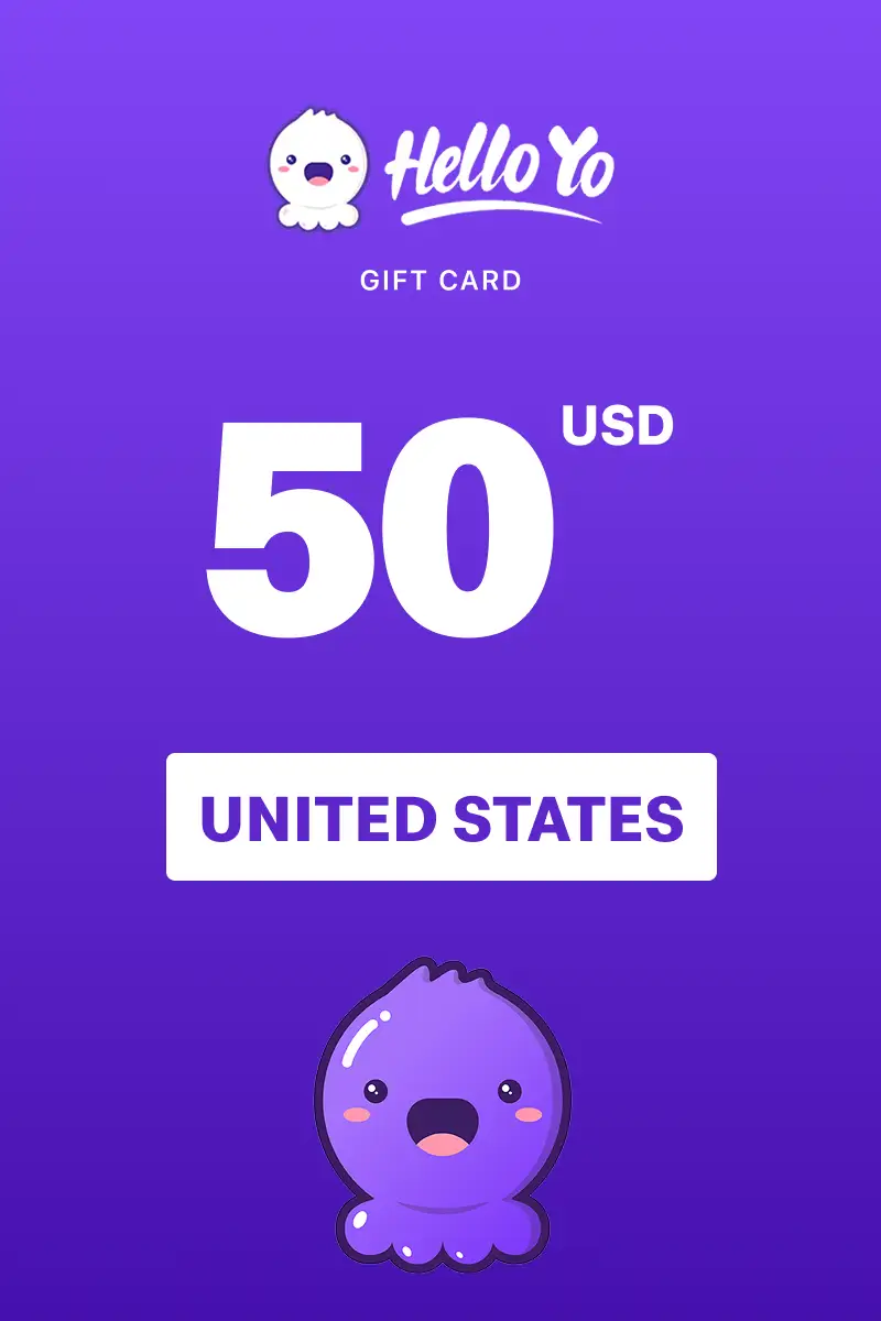 Hello Yo 50 USD Gift Card (United States) - Digital Key