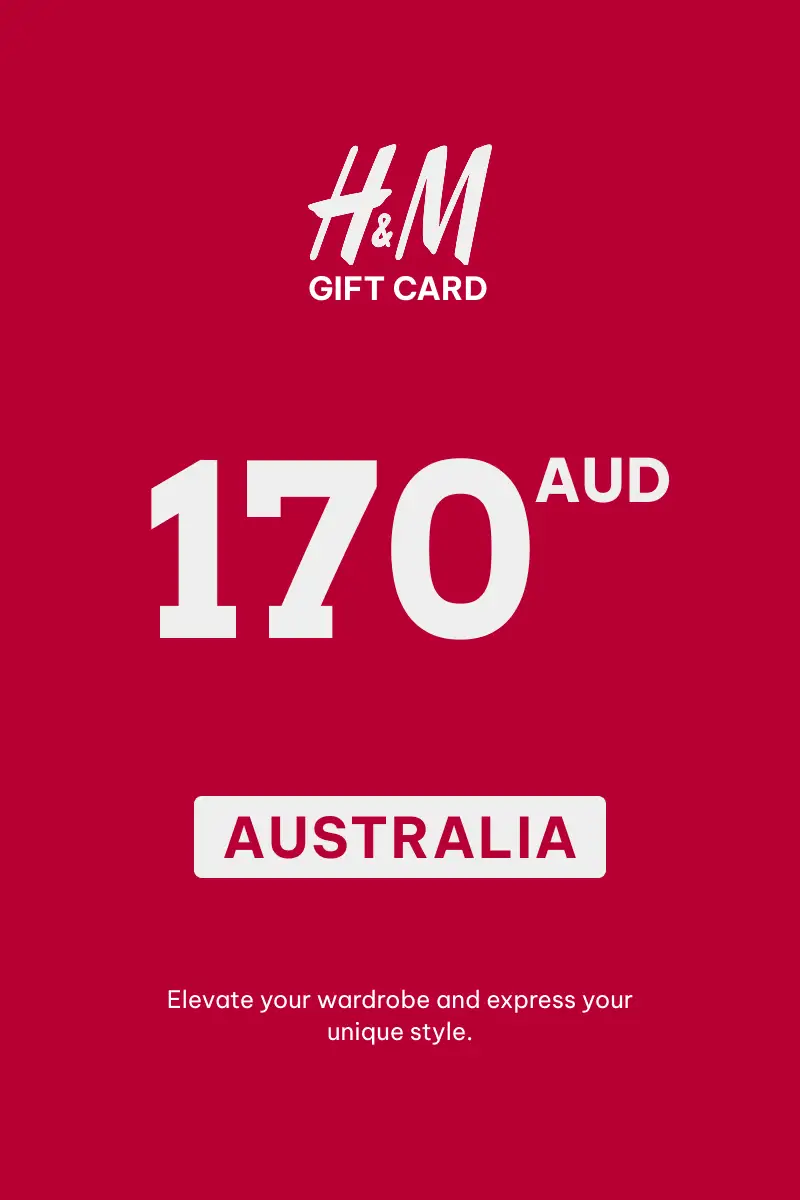 HandM 170 AUD Gift Card (Australia) - Digital Key