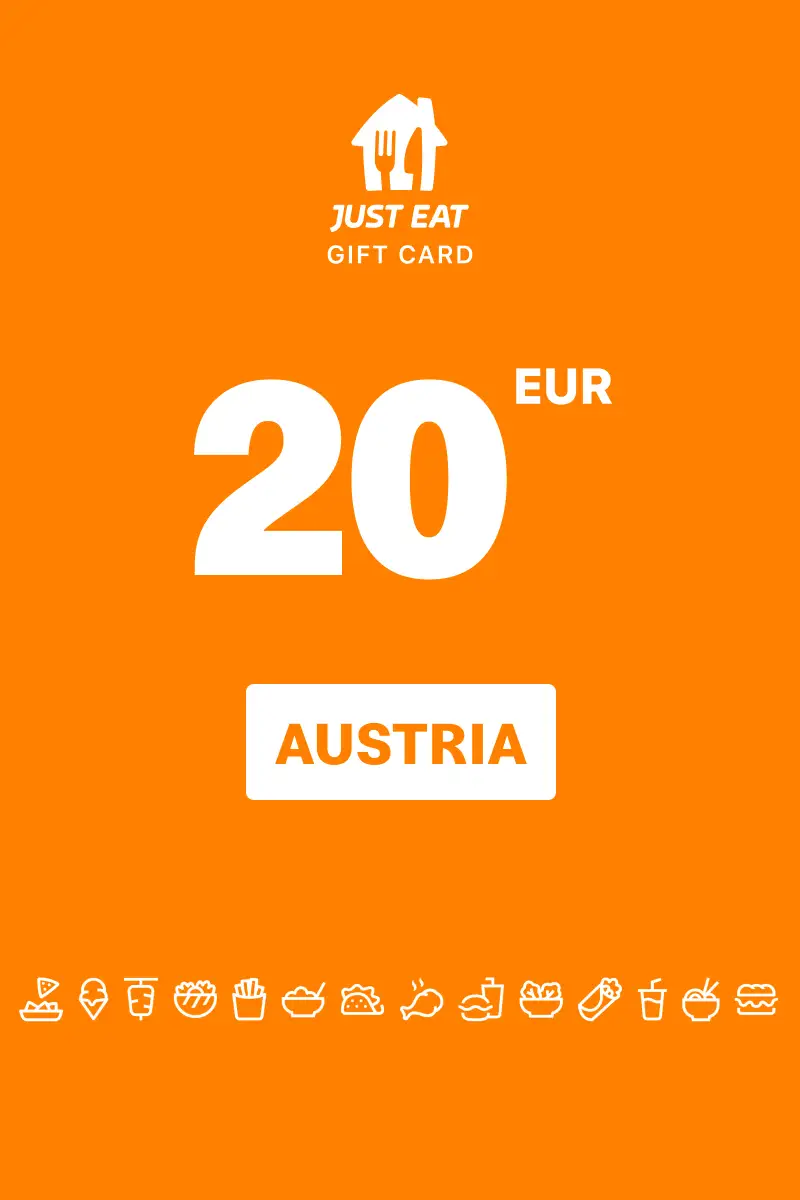 Lieferando (Just Eat) 20 EUR Gift Card (Austria) - Digital Key