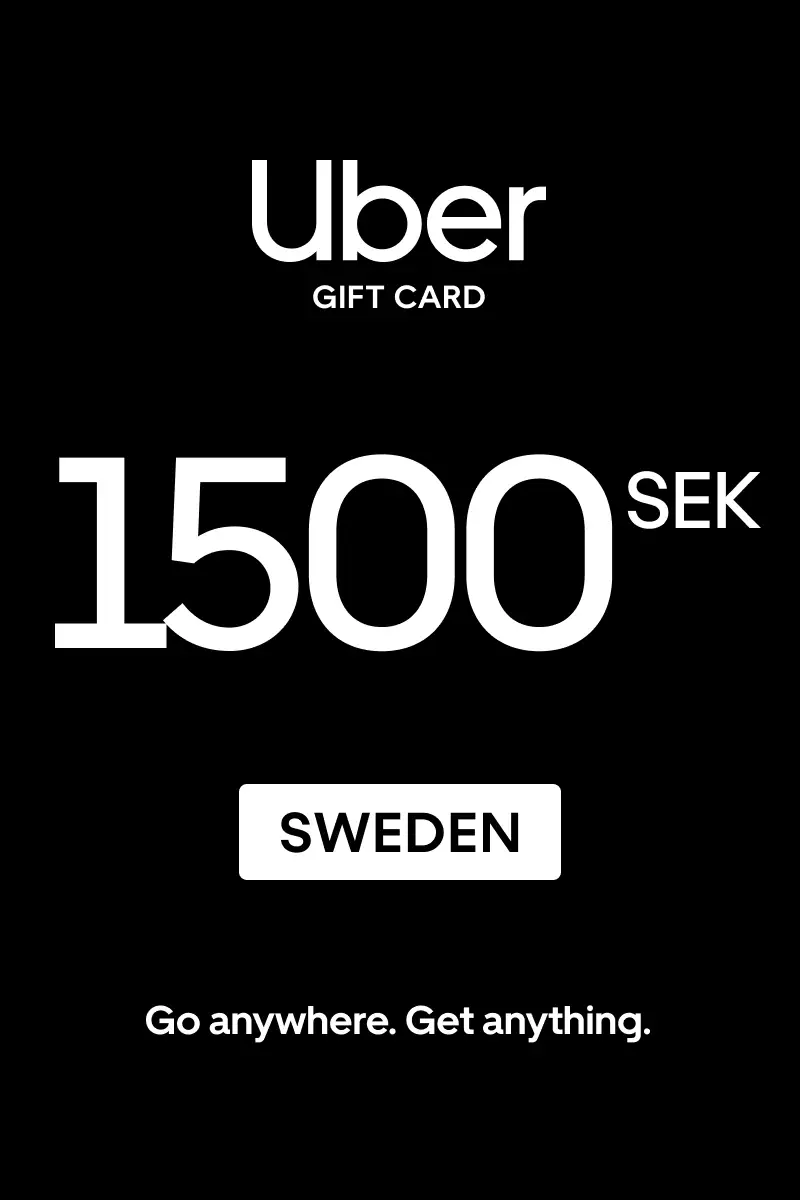 Uber 1500 SEK Gift Card (Sweden) - Digital Key