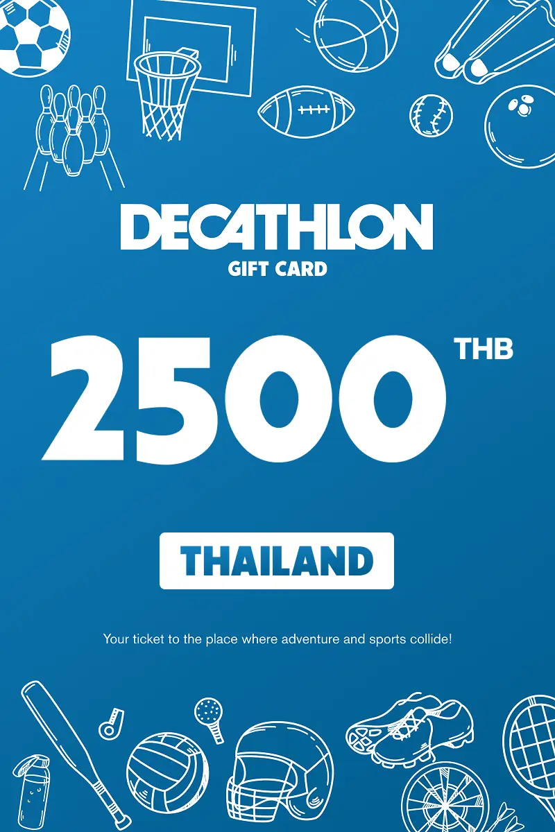 Decathlon 2500 THB Gift Card (Thailand) - Digital Key
