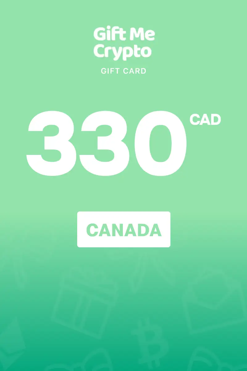 Gift Me Crypto 330 CAD Gift Card (Canada) - Digital Key