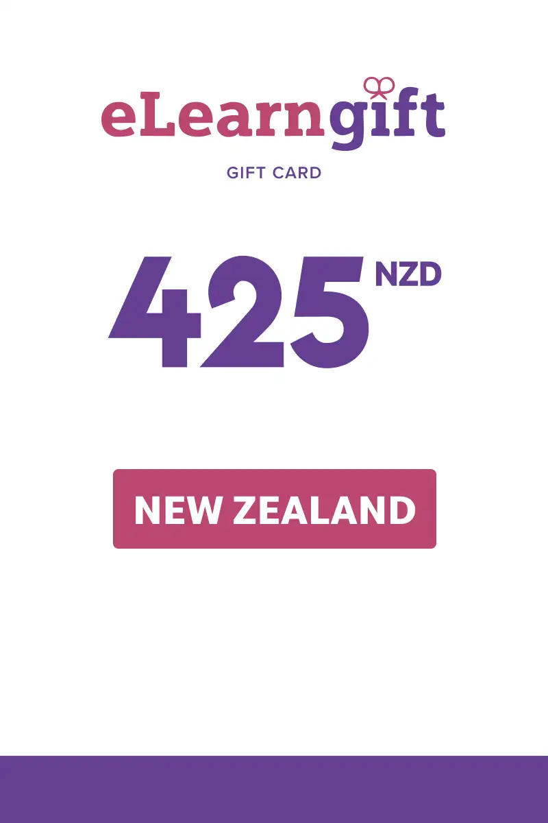 eLearnGift 425 NZD Gift Card (New Zealand) - Digital Key