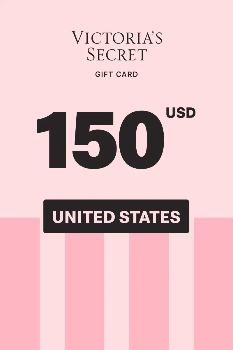 Victoria's Secret Pink 150 USD Gift Card (United States) - Digital Key