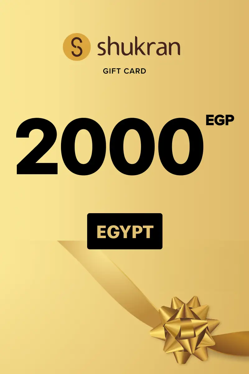 Shukran 2000 EGP Gift Card (Egypt) - Digital Key