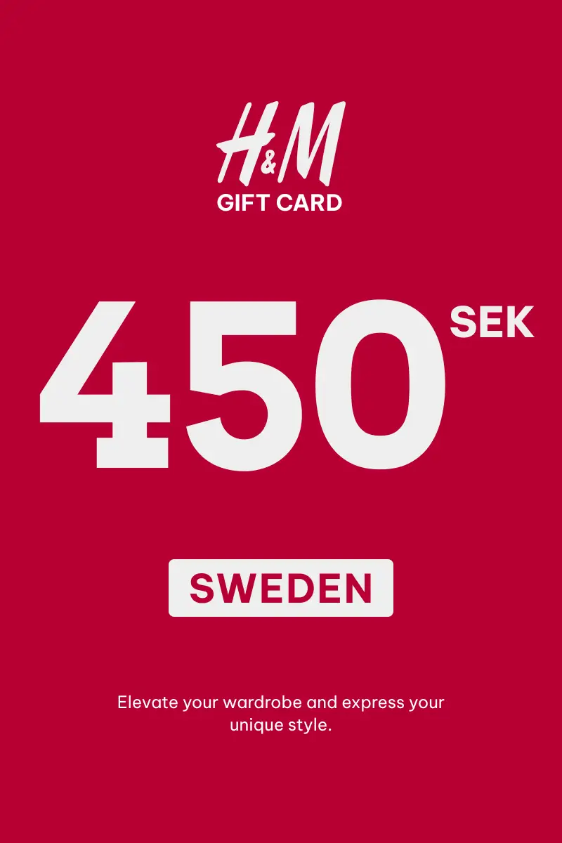 HandM 450 SEK Gift Card (Sweden) - Digital Key