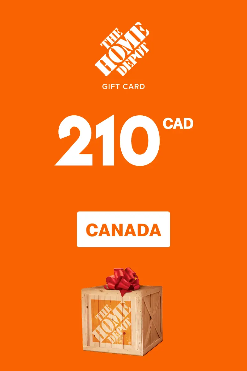 Home Depot 210 CAD Gift Card (Canada) - Digital Key