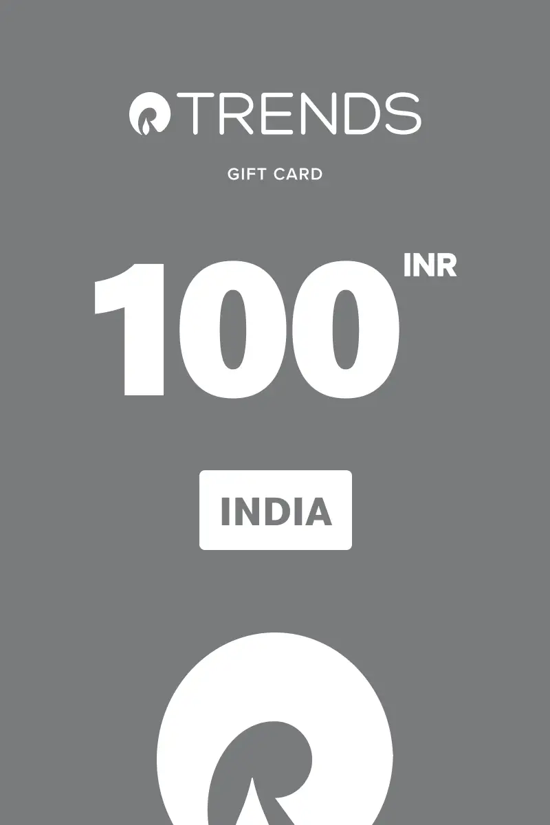 Reliance Trends 100 INR Gift Card (India) - Digital Key
