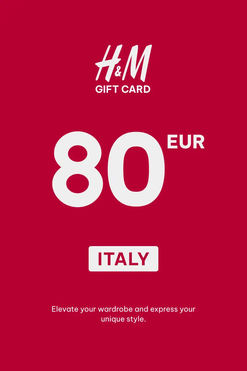 HandM 80 EUR Gift Card (Italy) - Digital Key