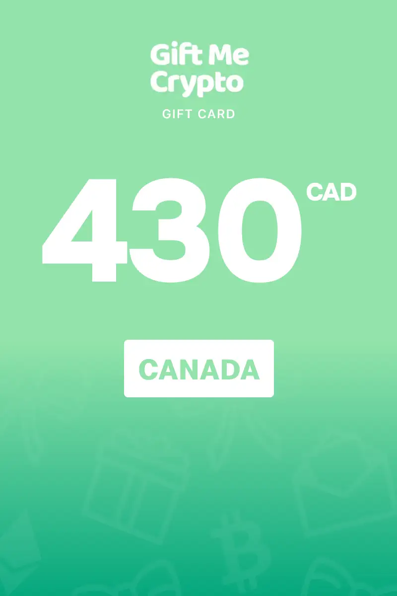 Gift Me Crypto 430 CAD Gift Card (Canada) - Digital Key