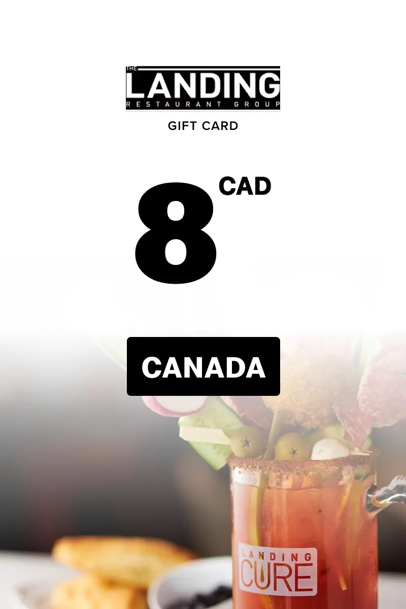 The Landing Group of Restaurants 8 CAD Gift Card (Canada) - Digital Key