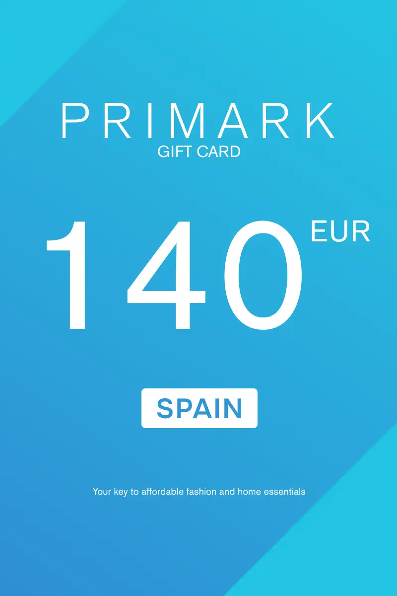 Primark 140 EUR Gift Card (Spain) - Digital Key