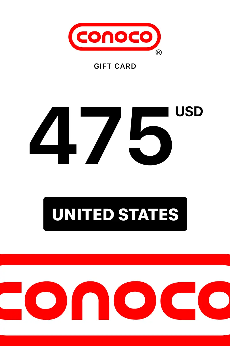 Conoco 475 USD Gift Card (United States) - Digital Key