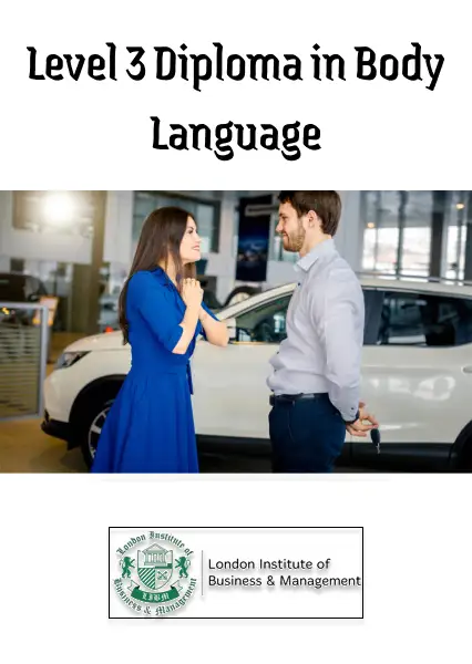 Level 3 Diploma in Body Language - Online Courses (Global) - LIBM - Digital Key