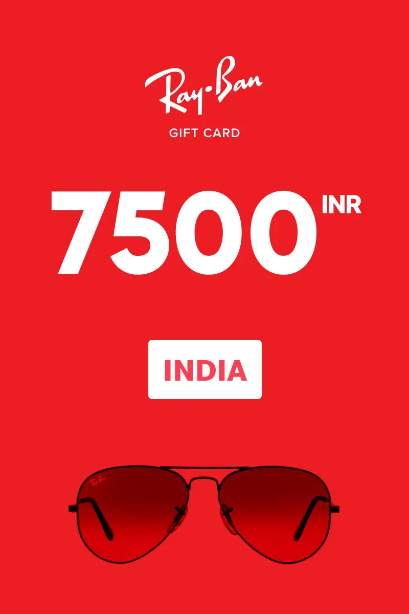 Ray-Ban 7500 INR Gift Card (India) - Digital Key