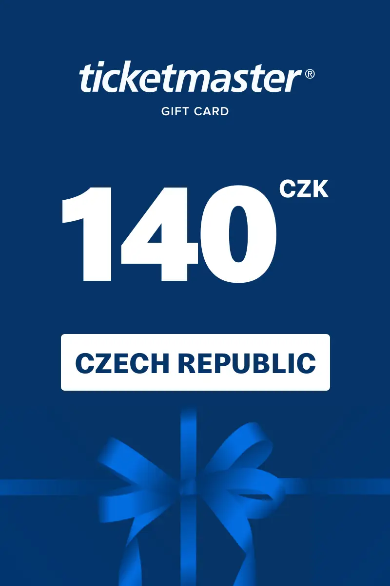 Ticketmaster 140 CZK Gift Card (Czech Republic) - Digital Key