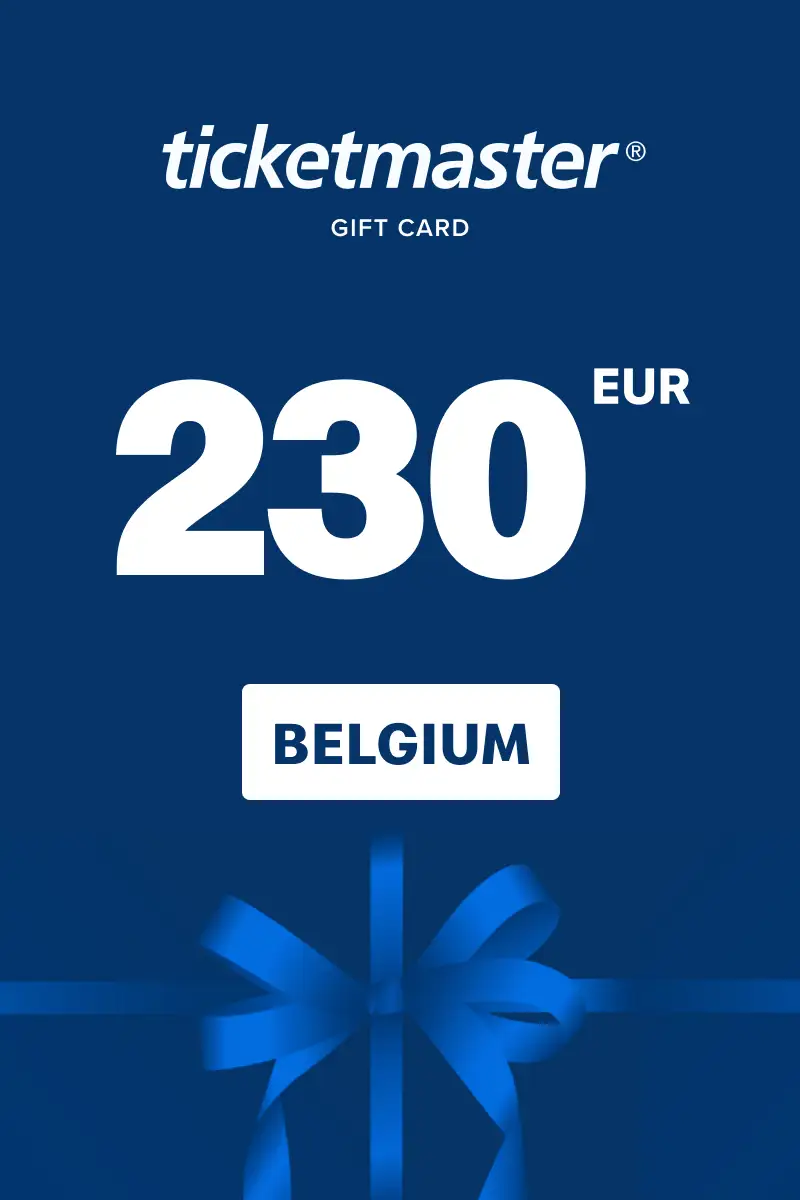 Ticketmaster 230 EUR Gift Card (Belgium) - Digital Key