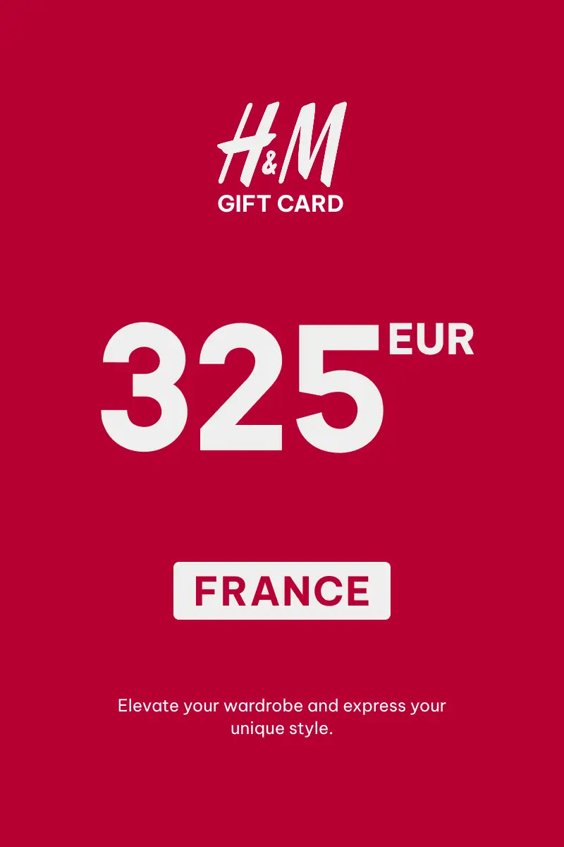 HandM 325 EUR Gift Card (France) - Digital Key