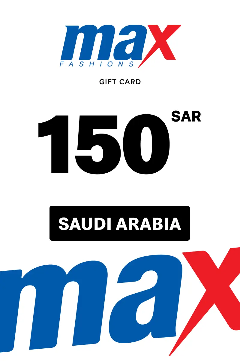 Max Fashion 150 SAR Gift Card (Saudi Arabia) - Digital Key