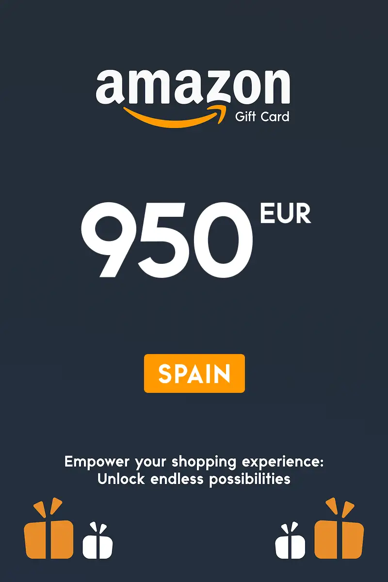 Amazon 950 EUR Gift Card (Spain) - Digital Key
