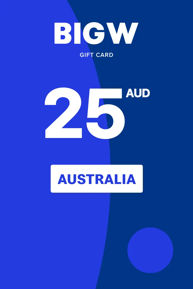 Big W 25 AUD Gift Card (Australia) - Digital Key