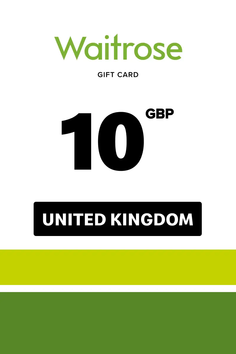 Waitrose 10 GBP Gift Card (United Kingdom) - Digital Key