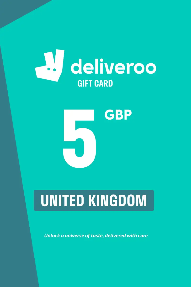Deliveroo 5 GBP Gift Card (United Kingdom) - Digital Key
