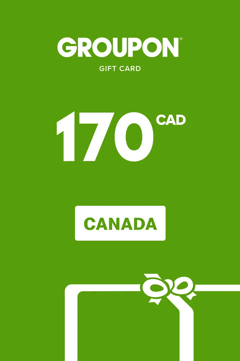 Groupon 170 CAD Gift Card (Canada) - Digital Key