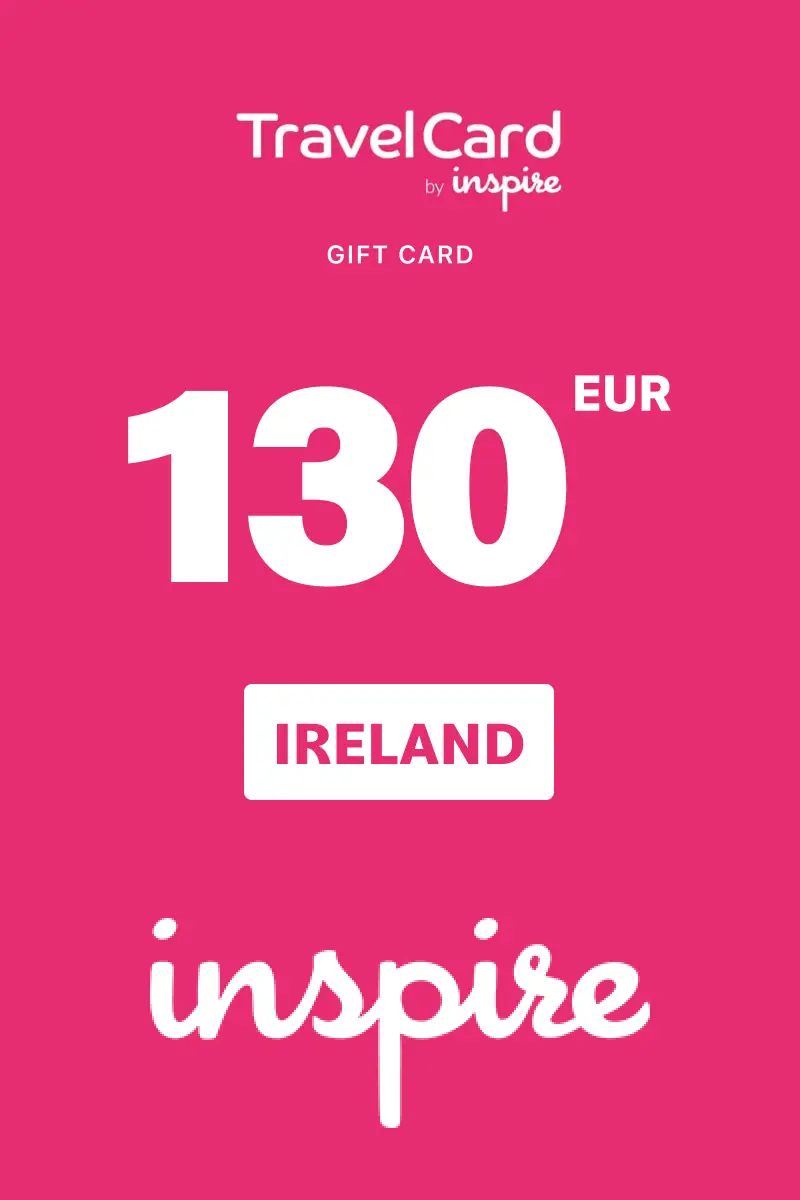 TravelCard by Inspire 130 EUR Gift Card (Ireland) - Digital Key