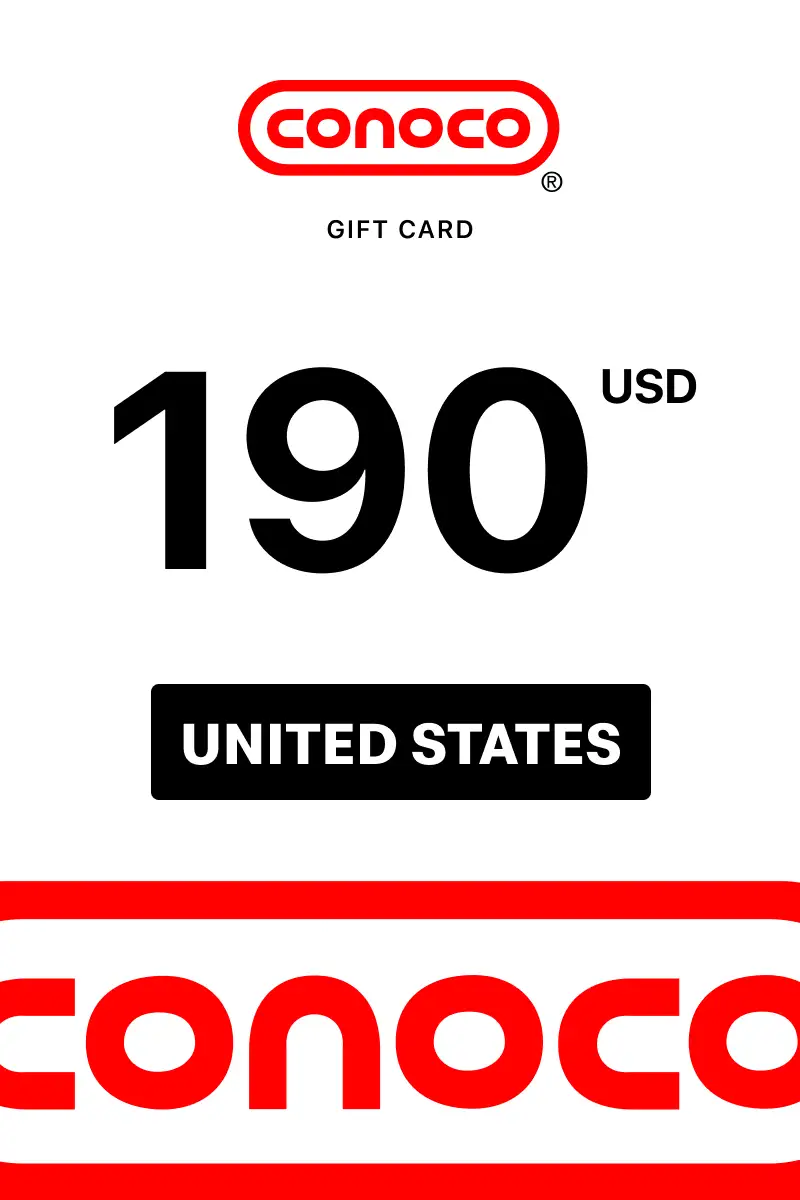 Conoco 190 USD Gift Card (United States) - Digital Key