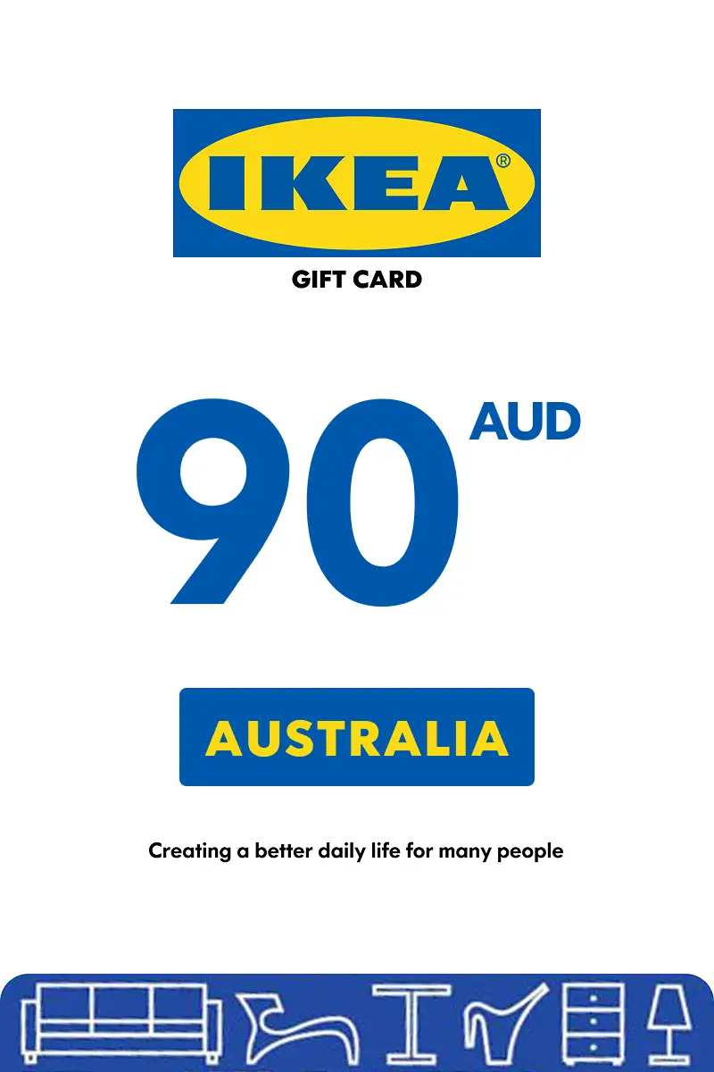 IKEA 90 AUD Gift Card (Australia) - Digital Key