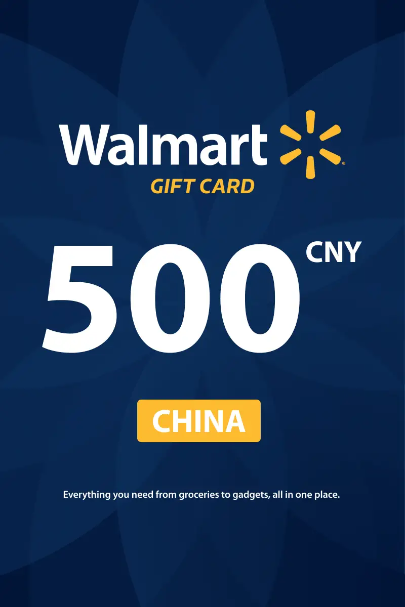 Walmart 500 CNY Gift Card (China) - Digital Key afbeelding 1