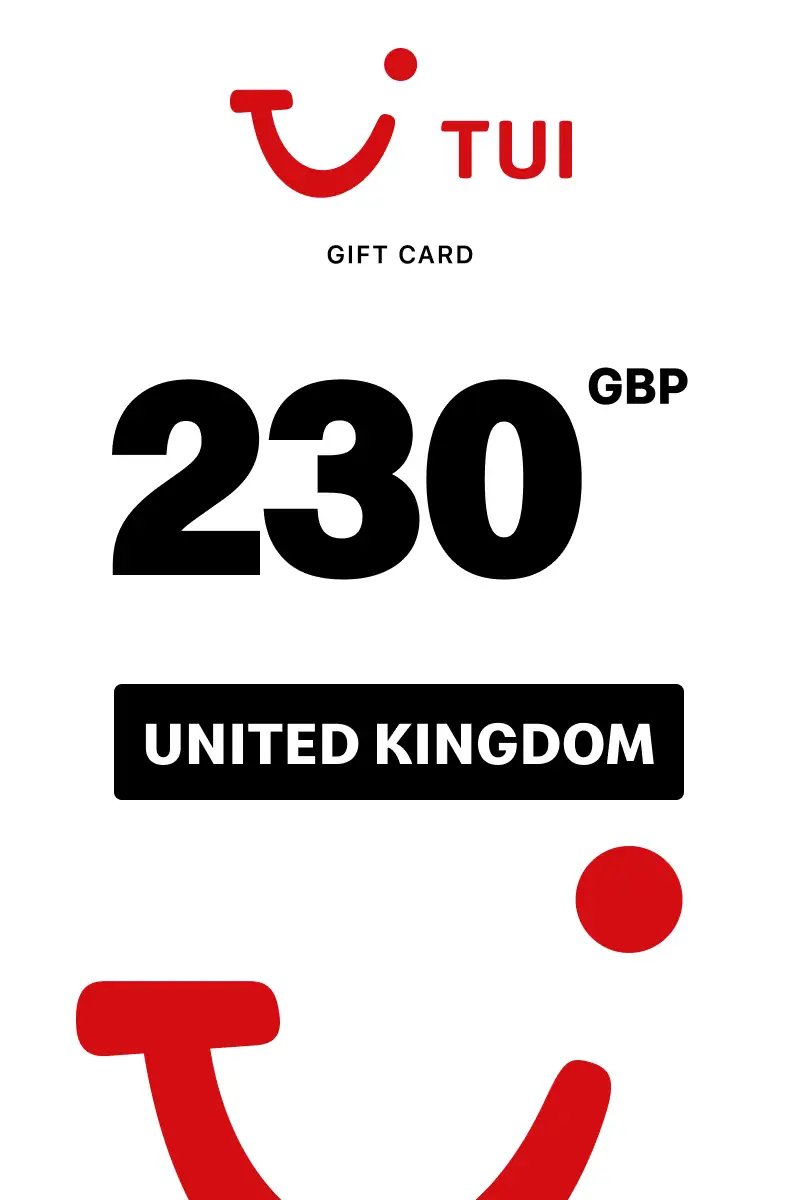 TUI Travel 230 GBP Gift Card (United Kingdom) - Digital Key