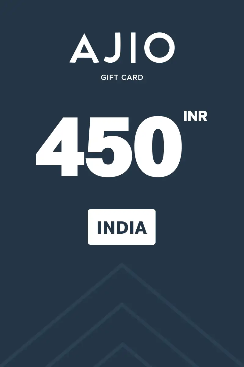 AJIO 450 INR Gift Card (India) - Digital Key
