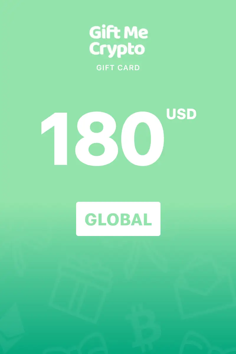Gift Me Crypto 180 USD Gift Card (Global) - Digital Key