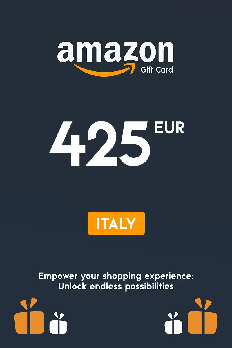 Amazon 425 EUR Gift Card (Italy) - Digital Key