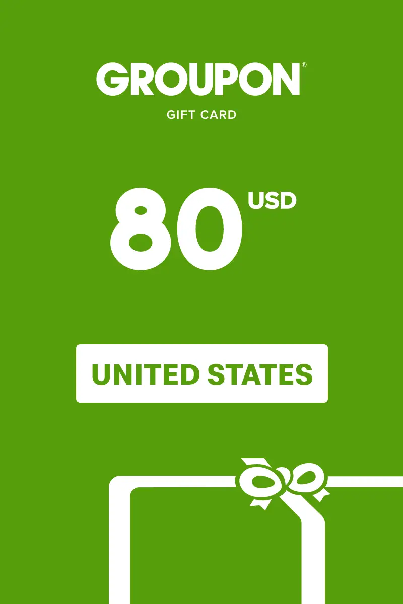 Groupon 80 USD Gift Card (United States) - Digital Key