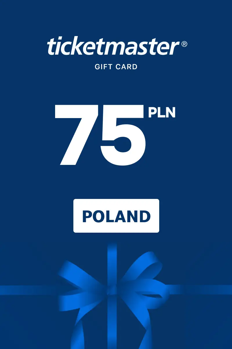 Ticketmaster 75 PLN Gift Card (Poland) - Digital Key