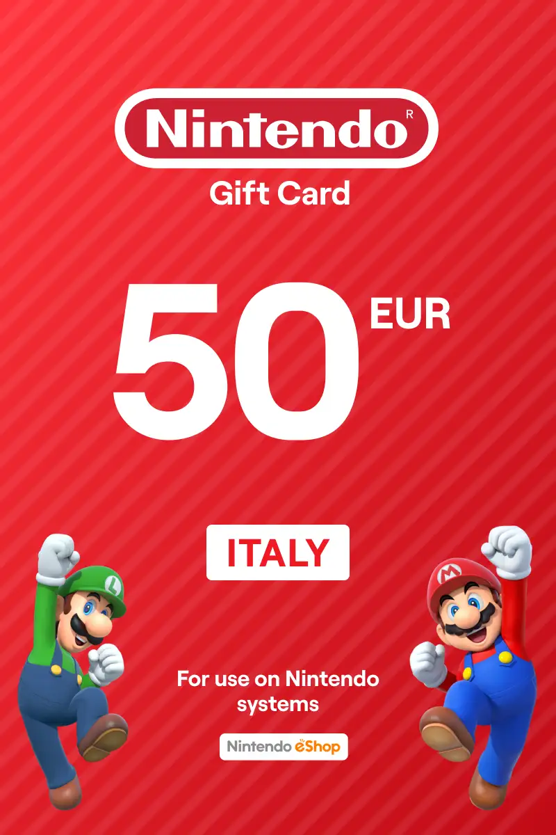 Nintendo eShop 50 EUR Gift Card (Italy) - Digital Key
