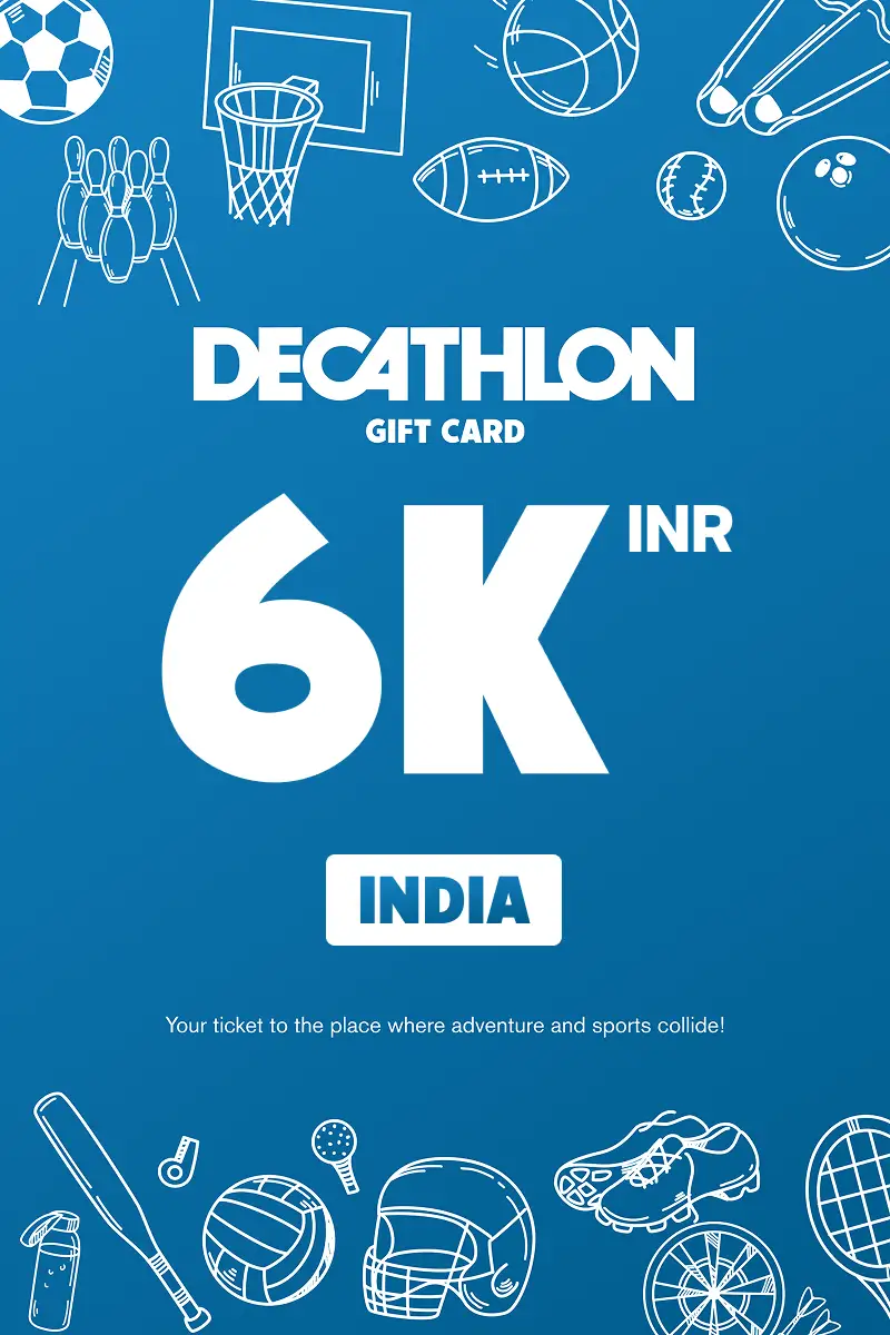 Decathlon 6000 INR Gift Card (India) - Digital Key