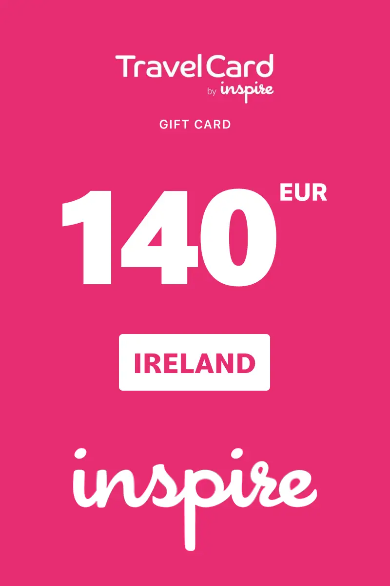 TravelCard by Inspire 140 EUR Gift Card (Ireland) - Digital Key